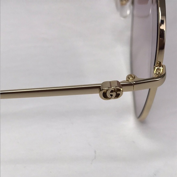 GG1143S-001 Sunglasses, Gold/Grey